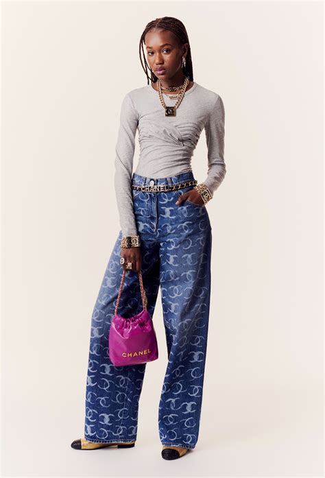 chanel shoes jeans|chanel jeans bag 2020.